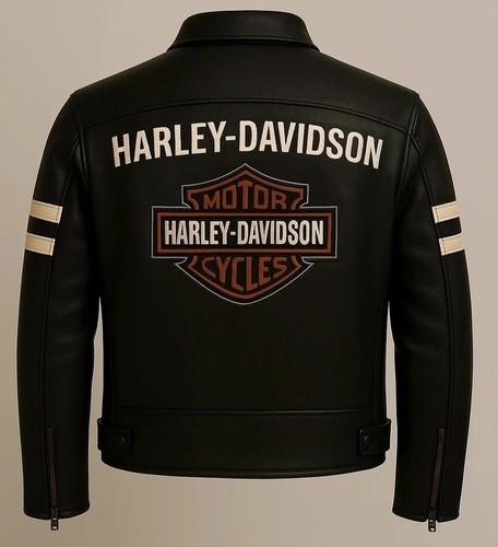 Giacca moto biker righe - giacca, da