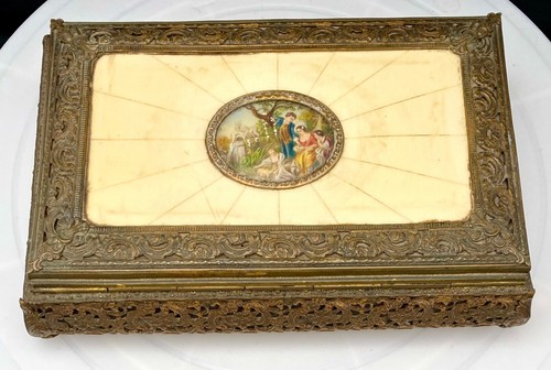Antica scatola portagioie - scatola,