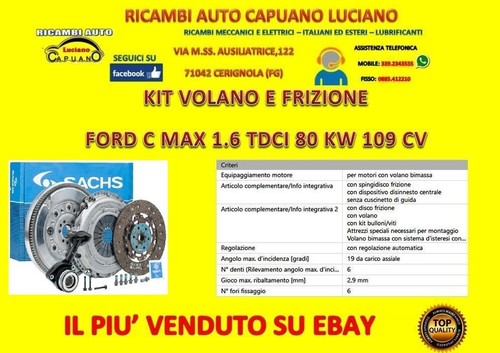 Kit volano frizione - volano, e