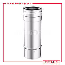 Tubo 25cm Acciaio Inox Aisi