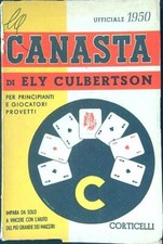 CANASTA CULBERTSON ELY CORTICELLI 1950 