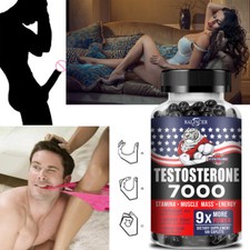 Capsule Potenziamento Maschile, Aumenta Testosterone, Aumenta Resistenza Sex Drive Resistenza