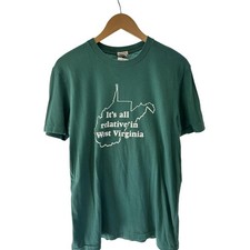 T-shirt Y2K rara nuova con etichette Abercrombie & Fitch tutta relativa in West Virginia BANNED L