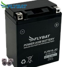 Batteria per Suzuki GR 650 X ruota a raggi 85 FlyBat YB14L-A2 AGM chiusa