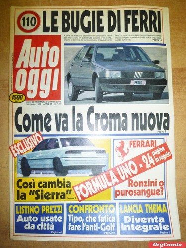 Auto oggi anno n - -,