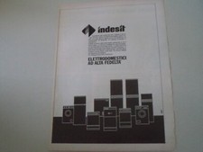 advertising Pubblicità 1981 INDESIT ELETTRODOMESTICI FRIGORIFERO/LAVATRICE ECC
