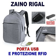 ZAINO CARTELLA PORTA USB