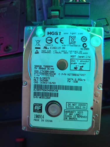 Disco fisso hdd hgst - 2,5",