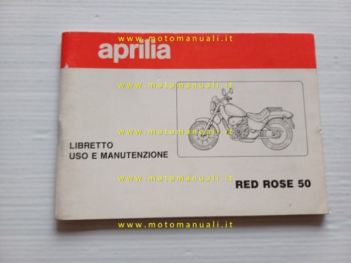 Aprilia red rose manuale - aprilia, 50