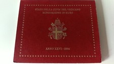 KMS divisionale euro FDC Vaticano 2004  Giovanni Paolo II 8 valori RaraRara