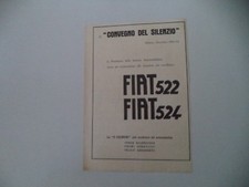 advertising Pubblicità 1932 FIAT 522 - 524