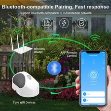 Sensore Pioggia Preciso Compatibile con Timer Smart e Regolatori Irrigazione