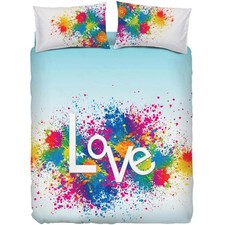 Parure copripiumino MATRIMONIALE Bassetti Extra Art. EX130 COLOR LOVE - escluso 