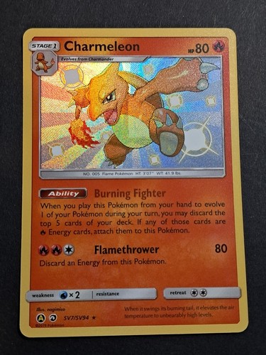 Pokémon tcg charmeleon hidden - pokémon,