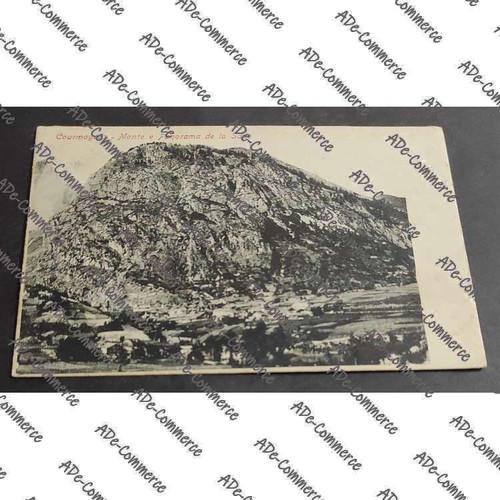 Cartolina courmayeur monte e - courmayeur,