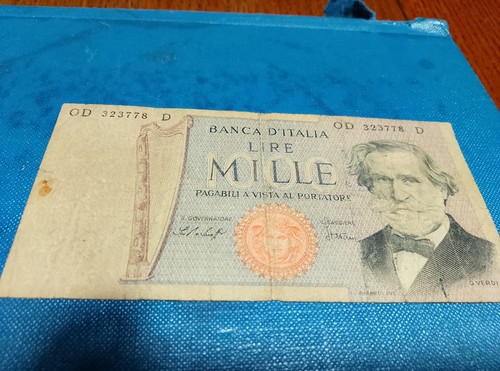 Banconota mille lire 1000 - banconota,