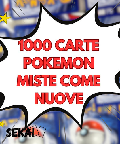 Lotto 1000 carte pokemon miste - lotto,