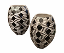 VASO IN CERAMICA BIANCO E NERO