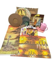 LOTTO MATERIALE DECOUPAGE FIMO