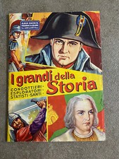 ALBUM DI FIGURINE I GRANDI DELLA STORIA ED.DELL'ARTE 1960 INCOMP. DISCRETO -176