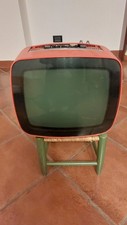 TV Indesit anni '70 arancione