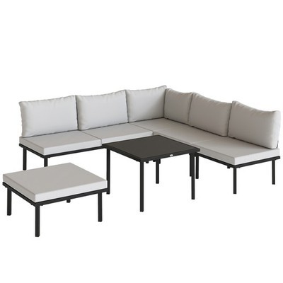 Set mobili giardino metallo - set,