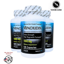 3 x 120 Capsule Minoxdin 1000mg Crescita Capelli Avanzata Forza Extra