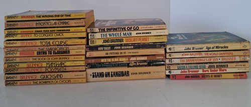 John brunner book lot - lot, of