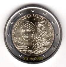 2 EURO COMMEMORATIVO ITALIA 2018 FDC 60° Ministero Salute