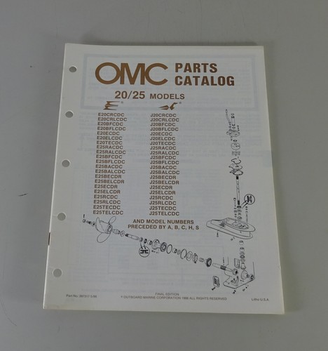 Catalogo parti omc evinrude - omc, /