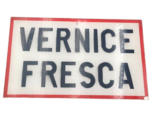 Vernice fresca targa - vernice,