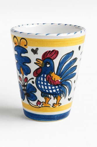 Tazza ceramica dipinta mano - ceramica,