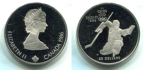 Dollari canada 1986 - 20,