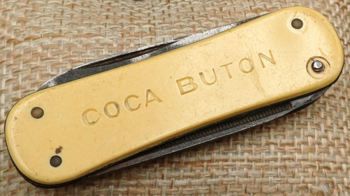 Coca buton cognac - cognac, buton-