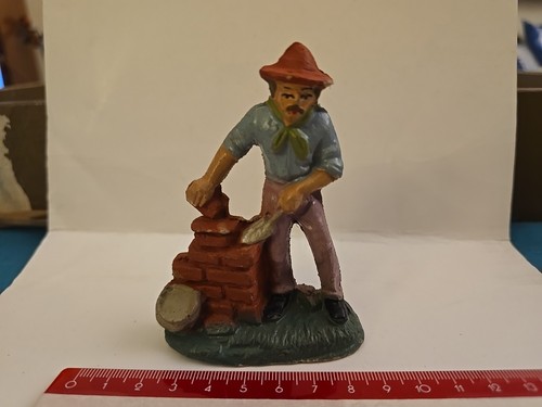 Personaggio presepe vintage - personaggio,