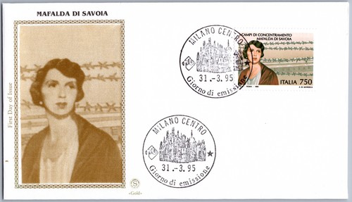 Italia fdc 1995 mafalda - italia, di