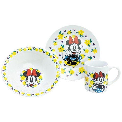 Set spuntino ceramica - set, in