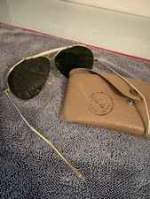 Ray-Ban Aviator Classic RB3025 58-14 Lenti Verde Montatura Oro