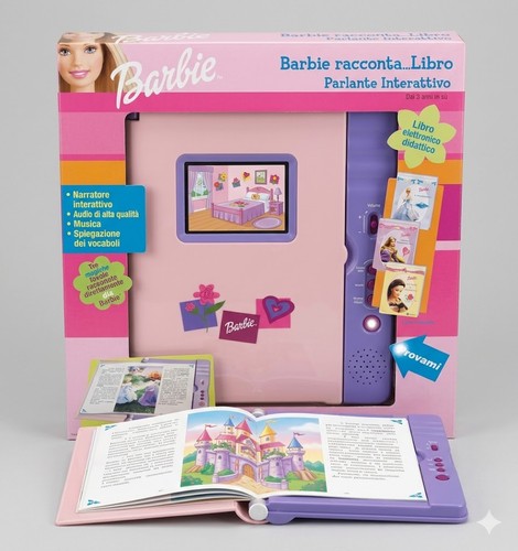 Barbie racconta libro parlante - libro,