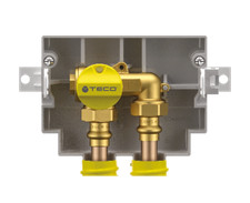 Rubinetto di intercettazione Teco gas da incasso a 'U' K2.1