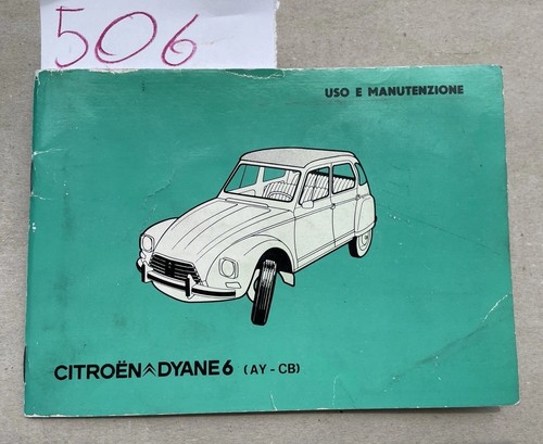 Libretto uso manutenzione - uso,