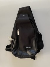 Marsupio monospalla VBIGER originale e nuovo con cavo USB e portachiavi.