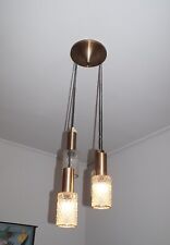 LAMPADARIO A CASCATA  SOSPENSIONE 4 LUCI STILE STILNOVO ANNI '70 MODERNARIATO