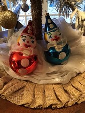 Ornamento pagliaccio vintage