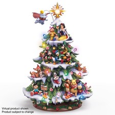 NUOVO Disney Personaggi Classici Illuminati Ricordi Magici Albero di Natale Bradford