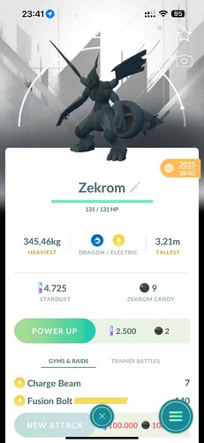 Pokémon tra zekrom - de, go