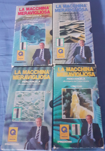 Lotto vhs piero angela serie - vhs,
