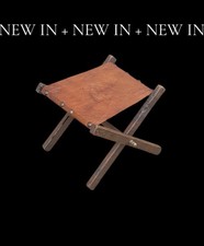 VECCHIO SGABELLO CUOIO