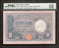 ITALY  100 Lire  1926  P:49