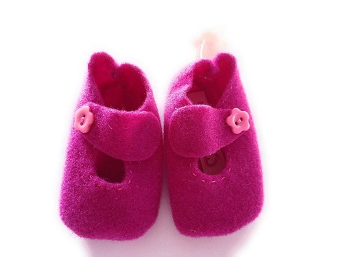 Scarpina scarpa lana neonato